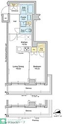 RESIDENCEKLENJI 1LDKの間取図画像