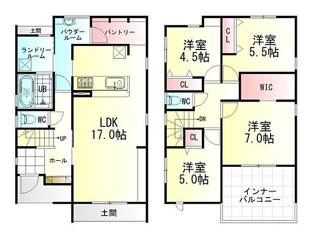 間取図(家具配置はイメージ・現況優先)