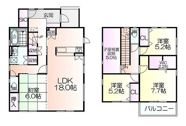 間取図(家具配置はイメージ・現況優先)