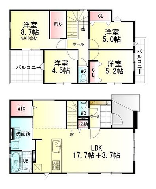 間取図(家具配置はイメージ・現況優先)