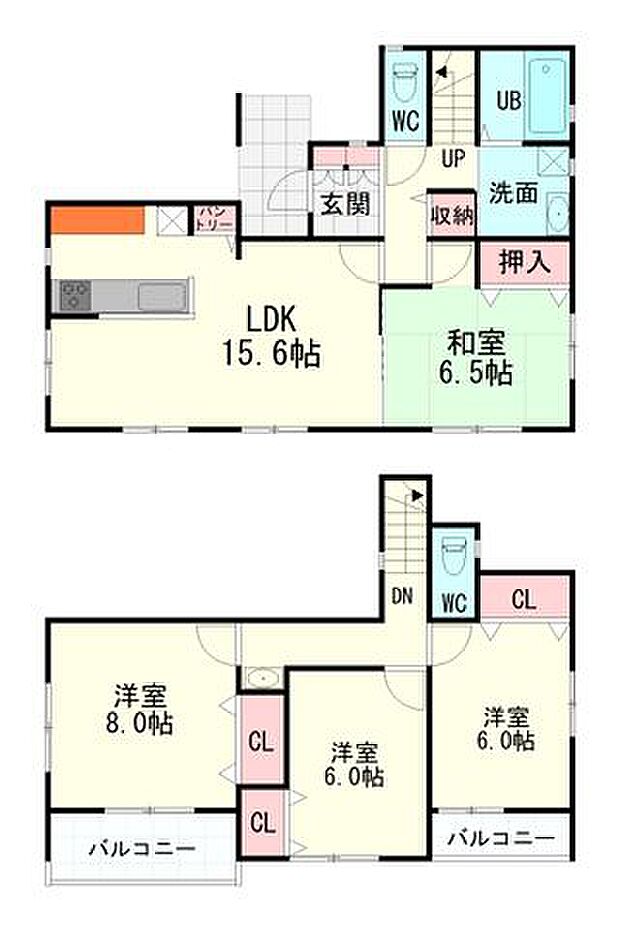 間取図(家具配置はイメージ・現況優先)