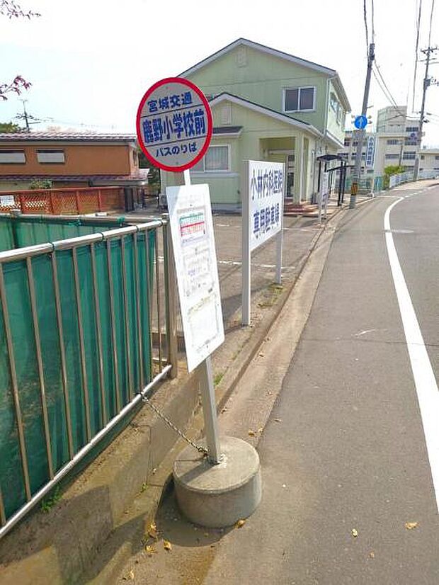 鹿野小学校前　バス停　約80ｍ