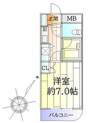 間取図画像 ワンルーム