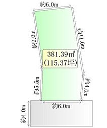栗原市金成中町西裏　建築条件なしの土地画像
