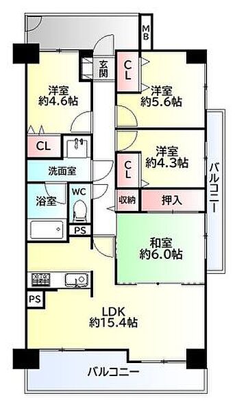間取り：304000318916