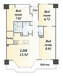 間取図画像 3LDK