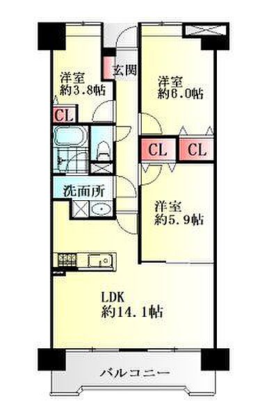 間取り：304000345609
