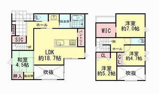 間取図（平面図）