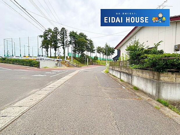 前面道路含む外観