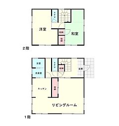 みやぎ台1丁目 2LDKの間取り