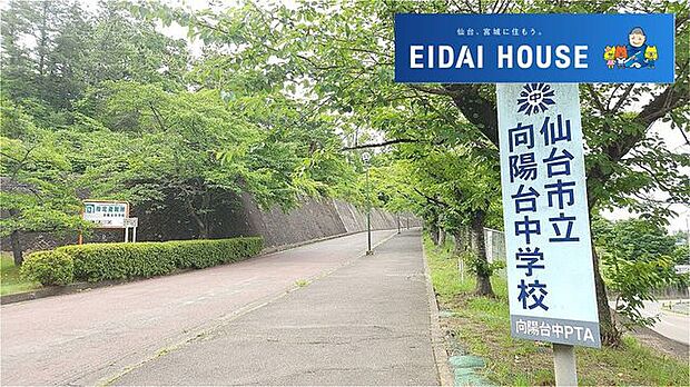 仙台市立向陽台中学校 徒歩7分。 500m
