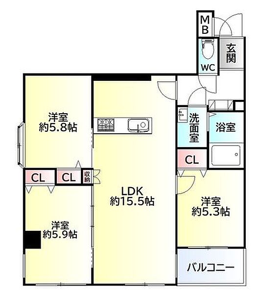間取り：304000332087