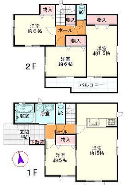 間取りを拡大表示