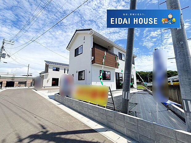 前面道路を含む現地外観写真