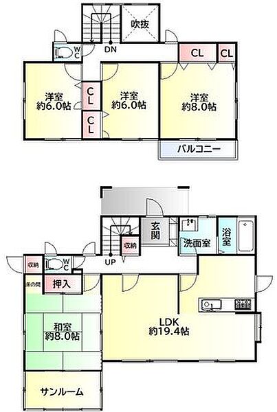 間取りを拡大表示