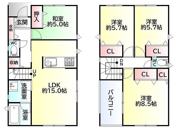 間取りを拡大表示