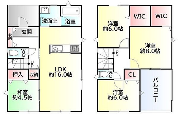 間取りを拡大表示