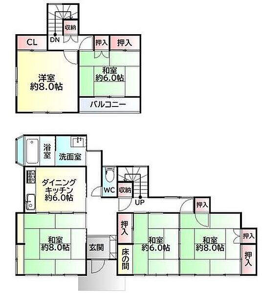 間取りを拡大表示