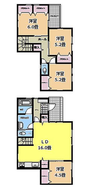 間取りを拡大表示