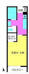 間取図画像 1K