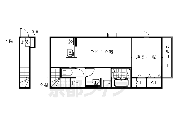 同じ建物の物件間取り写真 - ID:226063595255