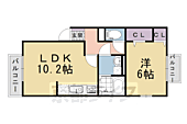 向日市物集女町出口 2階建 築14年のイメージ