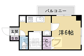 Ｕｎ　Ｃａｓｔｅｌｌｏ西院 205 ｜ 京都府京都市右京区西院東今田町（賃貸マンション1K・2階・21.45㎡） その2