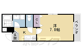 京都府京都市下京区四本松町（賃貸マンション1K・1階・26.00㎡） その2