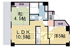 Ｉ−ＰＬＡＣＥ東垣内 301 3階2LDKの間取り