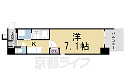 ＥｓＴＲＵＴＨ　ＫＹＯＴＯ 2階1Kの間取り