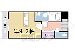 コヒリノ春日坂 3階ワンルームの間取り