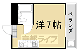 ＲＩＮ’Ｓコーポラティヴハウス 1階1Kの間取り