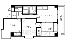 間取図画像 3LDK