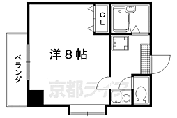 ＰＡＬＡＣＥ　ＦＩＲＳＴ　Ｑ 2階1Kの間取り