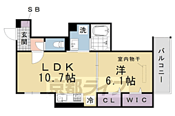 GRAMM桂北滝川 C棟 3階/-