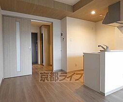 JR東海道・山陽本線 京都駅 徒歩14分の賃貸マンション 4階1LDKのリビング/ダイニング