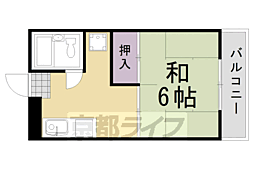 ホンダマンション 1DKの間取図画像