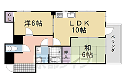 Ａ・ＢＩＬ−II 2階2LDKの間取り