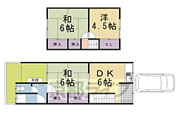阪急京都本線 西向日駅 徒歩5分の賃貸テラスハウス