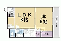 バウスクロス龍安寺 1階/103