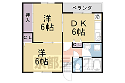 リッシェ嵐山 2階