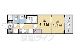 アスヴェル京都西大路ＳＯＵＴＨ 6階/603