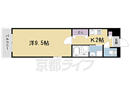 間取図画像 1K