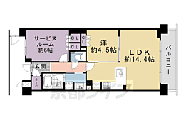 レジデンス ザ 京都東山大和大路 4階/405