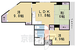 カルフール四条天神川 4階/402