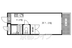 ジュネス丸池 1Kの間取図画像