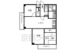 ティオーリア京都 3LDKの間取図画像