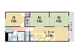 エクセレンス2 3LDKの間取図画像