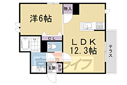 メゾン・宇多野 1階/101