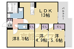 Ｐｌｕｍｅ葛野三条 1階/102